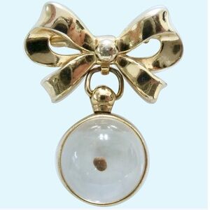 Vintage Coro Mustard Seed Bow Brooch